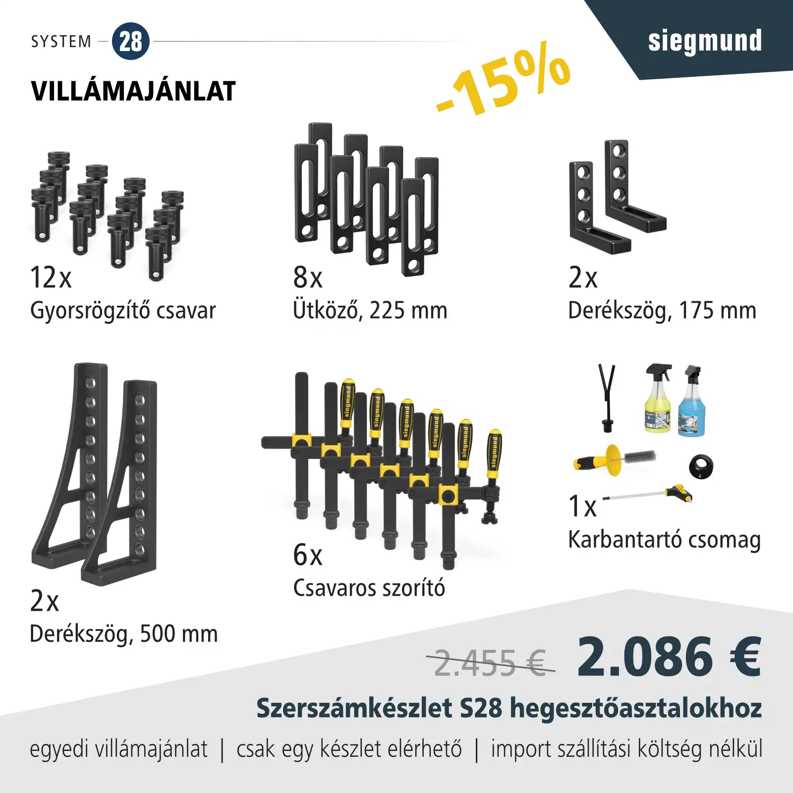 Siegmund villámajánlat