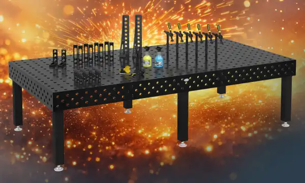 Siegmund S28 Professional 750 Retro plazmanitridált hegesztőasztal, 3000 x 1500 mm