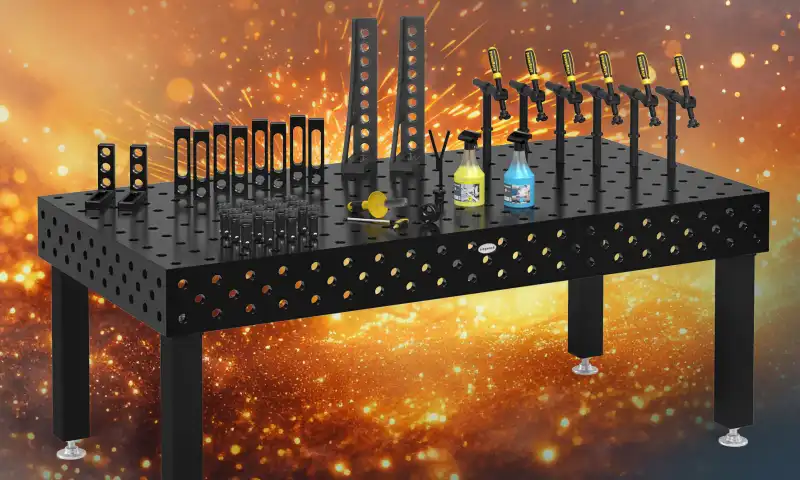 Siegmund S28 Professional 750 Retro plazmanitridált hegesztőasztal, 2000 x 1000 mm